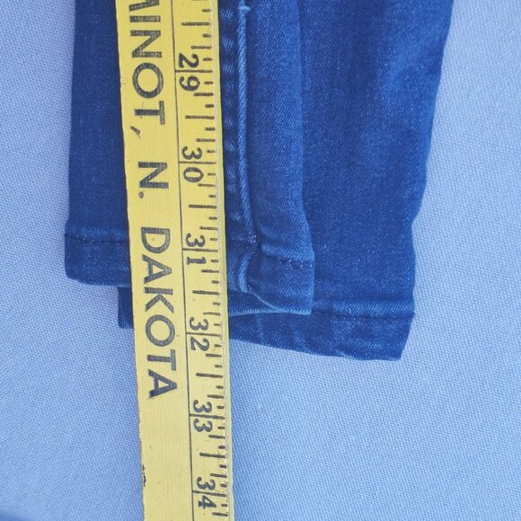 Jachs New York Jeans men's sz 34/32 indigo blue colour classic straight leg slim - Picture 12 of 13